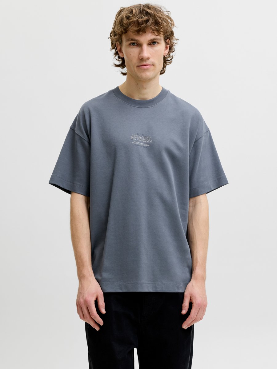 Charcoal Regular Fit Cotton T-Shirt