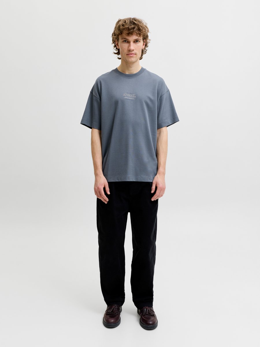 Charcoal Regular Fit Cotton T-Shirt