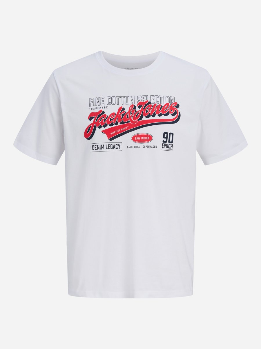 White Logo Graphic T-Shirt