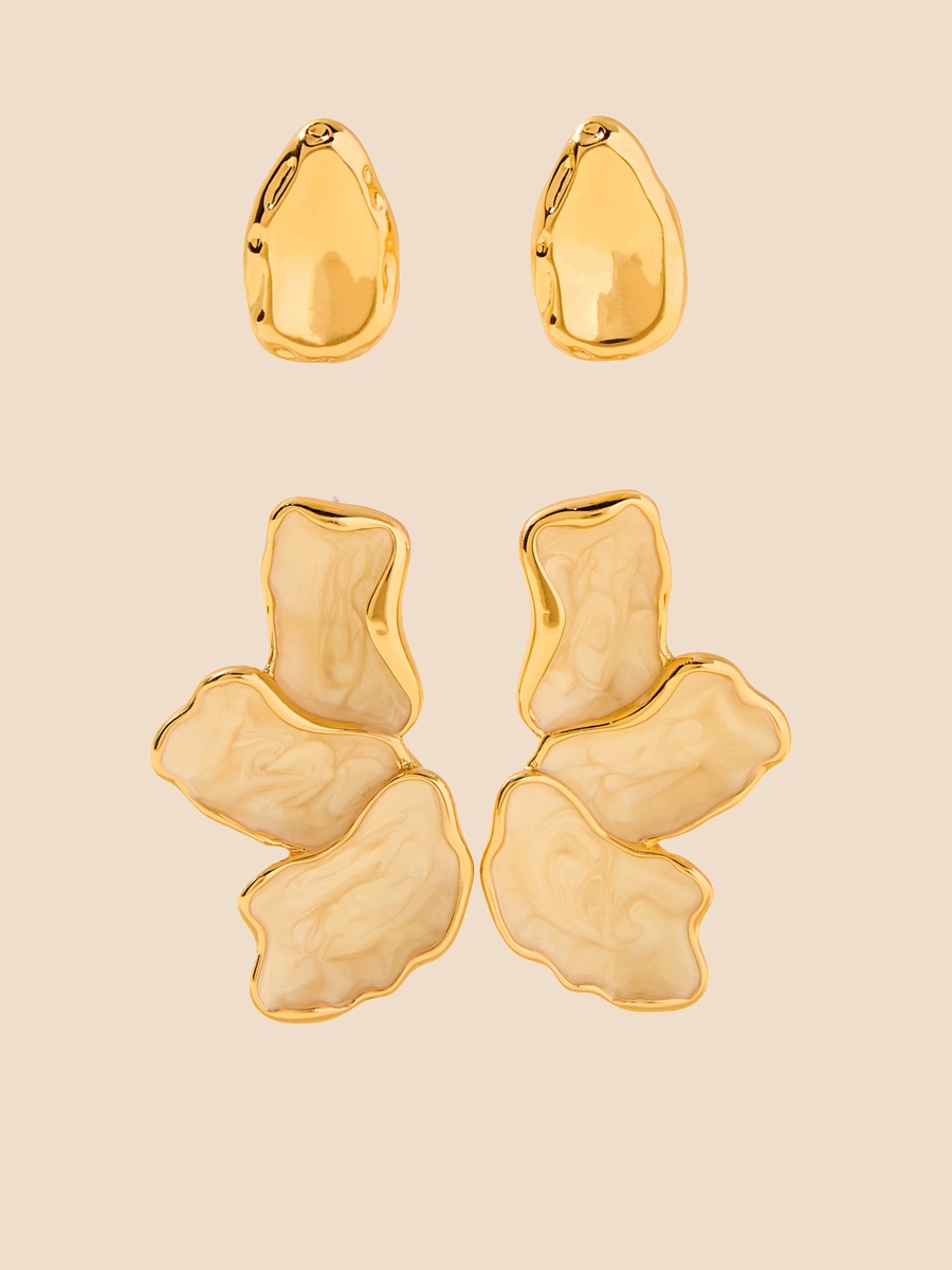 Pack of 2 - Assorted Earrings with Pushback Closure