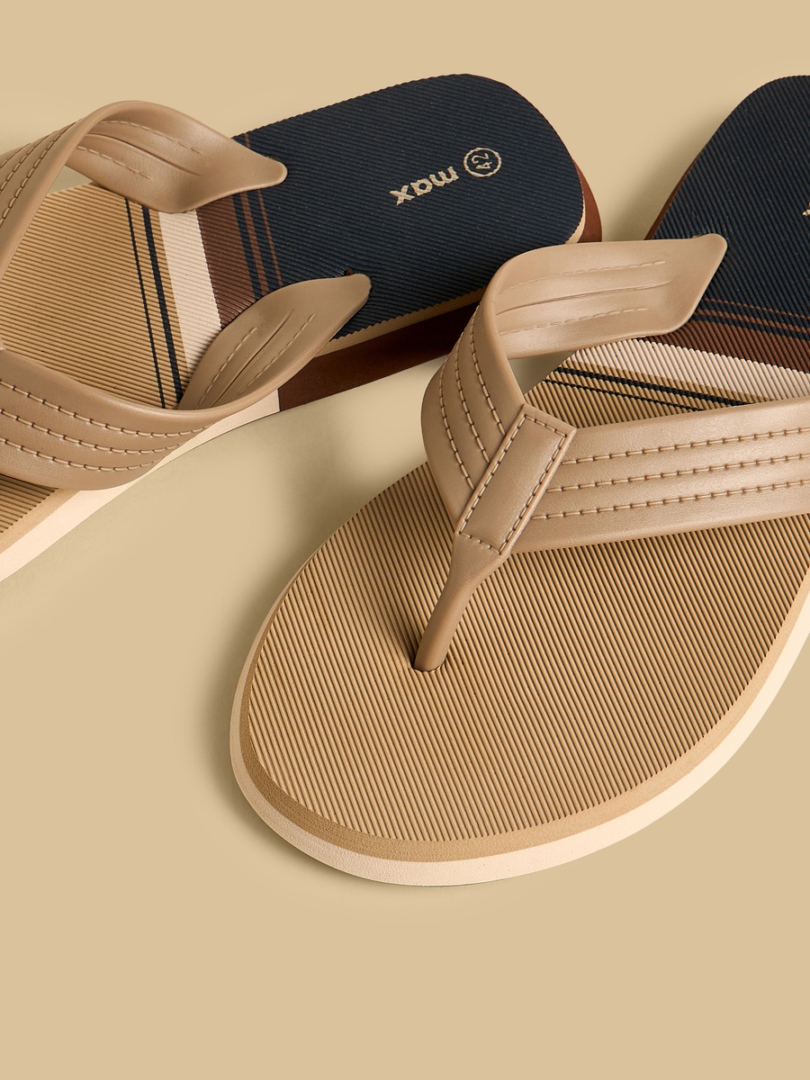 Textured Flip Flops