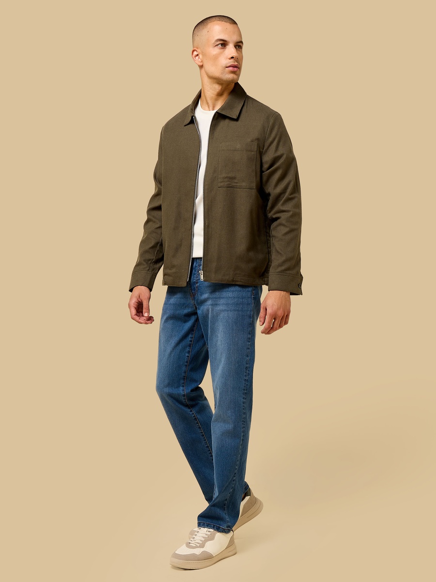 Linen Blend Shacket