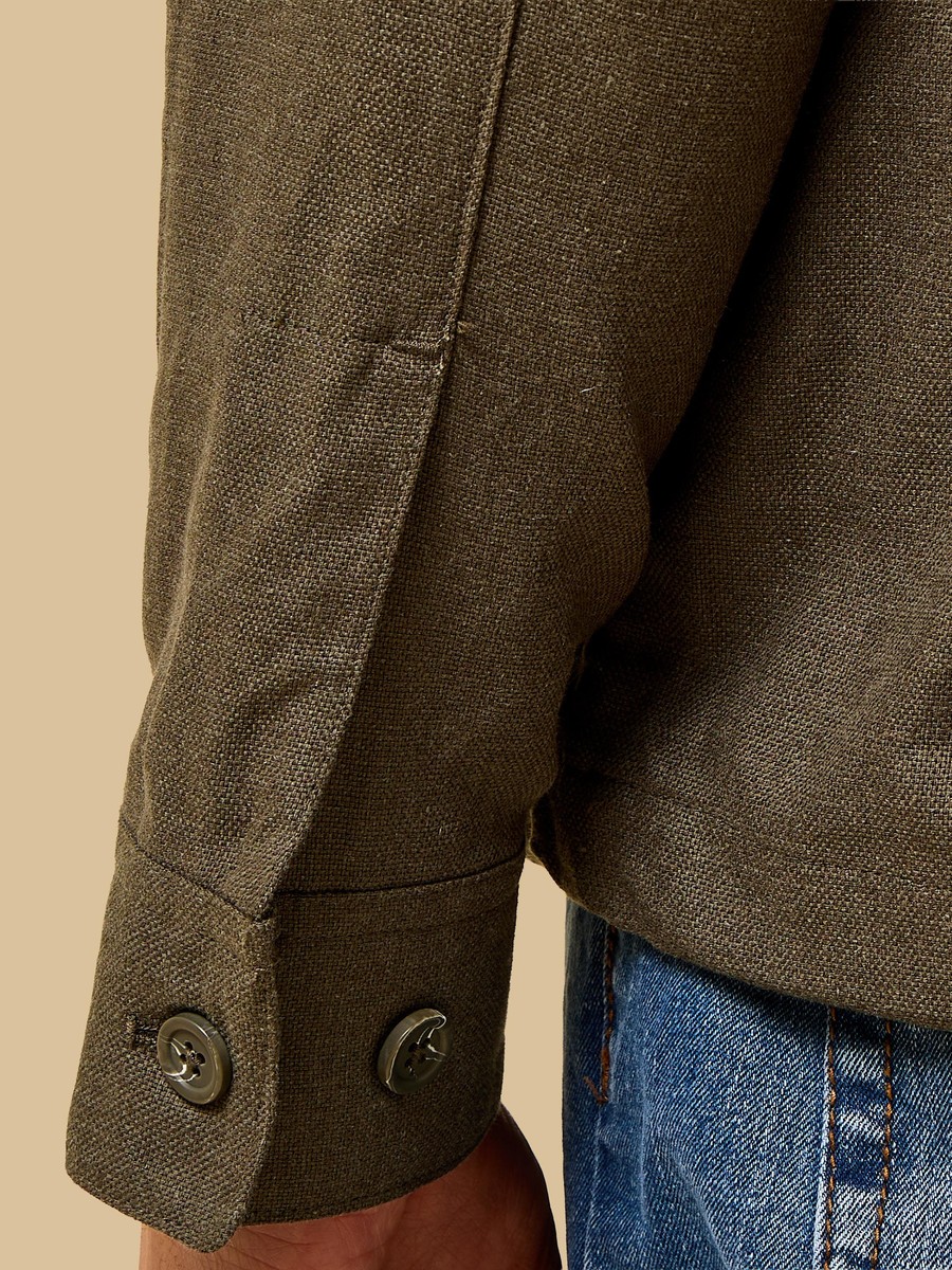Linen Blend Shacket