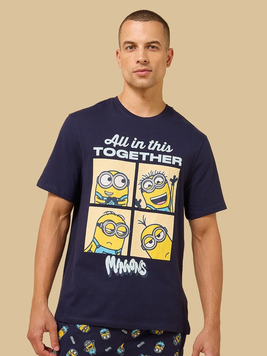 Minions Print Shorts Set