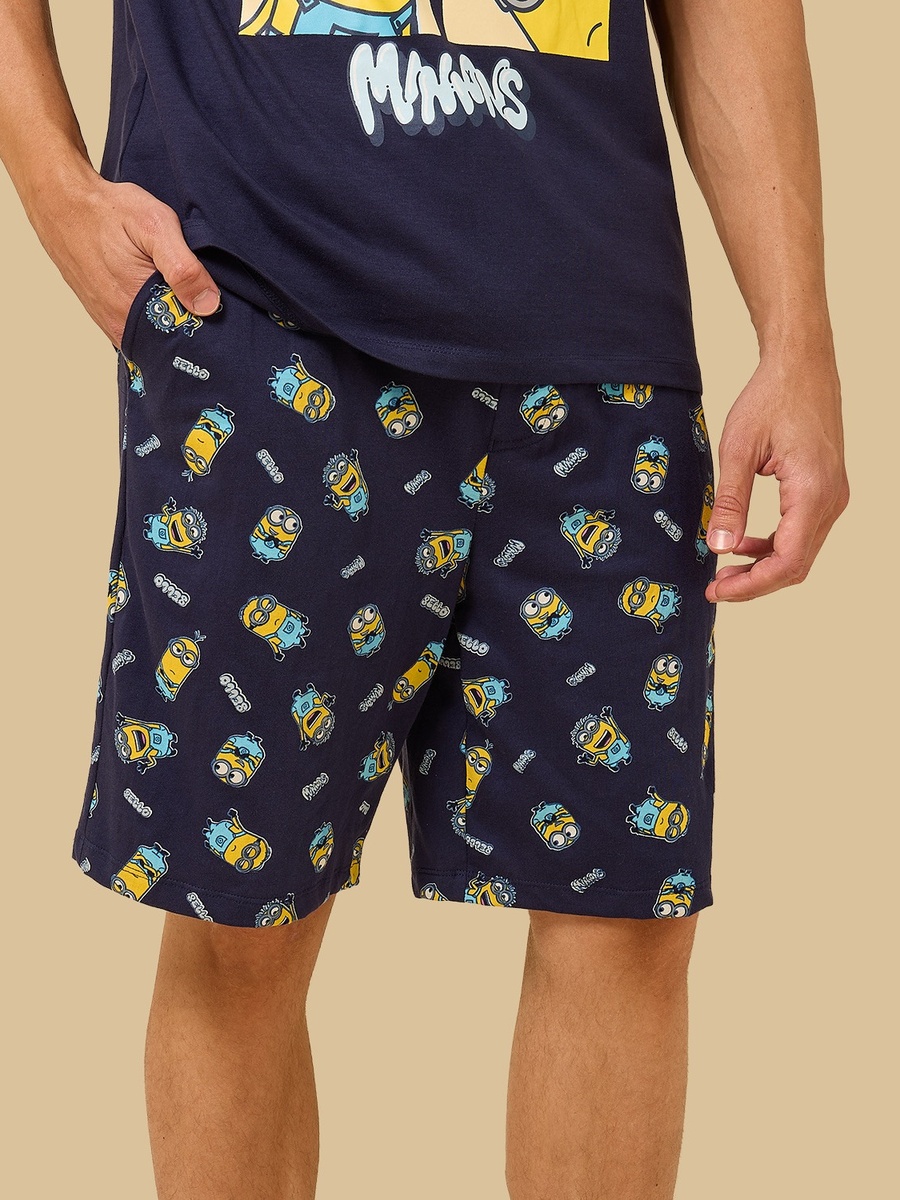 Minions Print Shorts Set