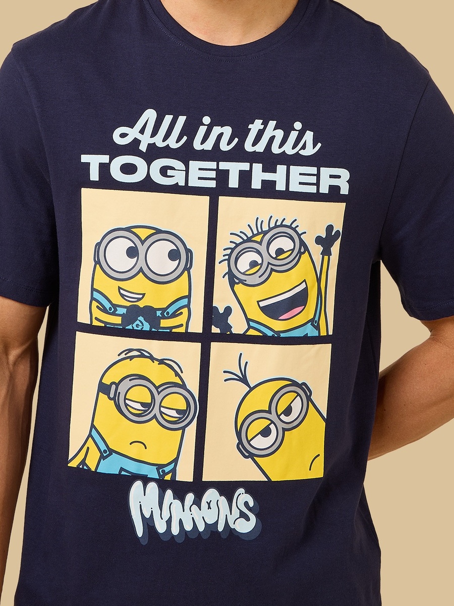 Minions Print Shorts Set