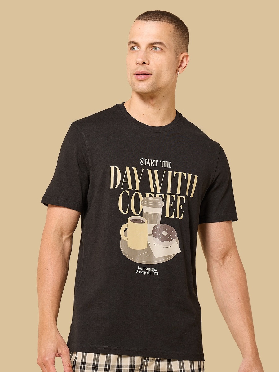 Coffee Print Pyjama Set