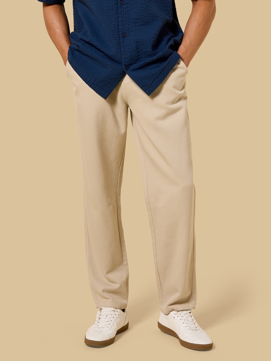 Linen Blend Twill Pants