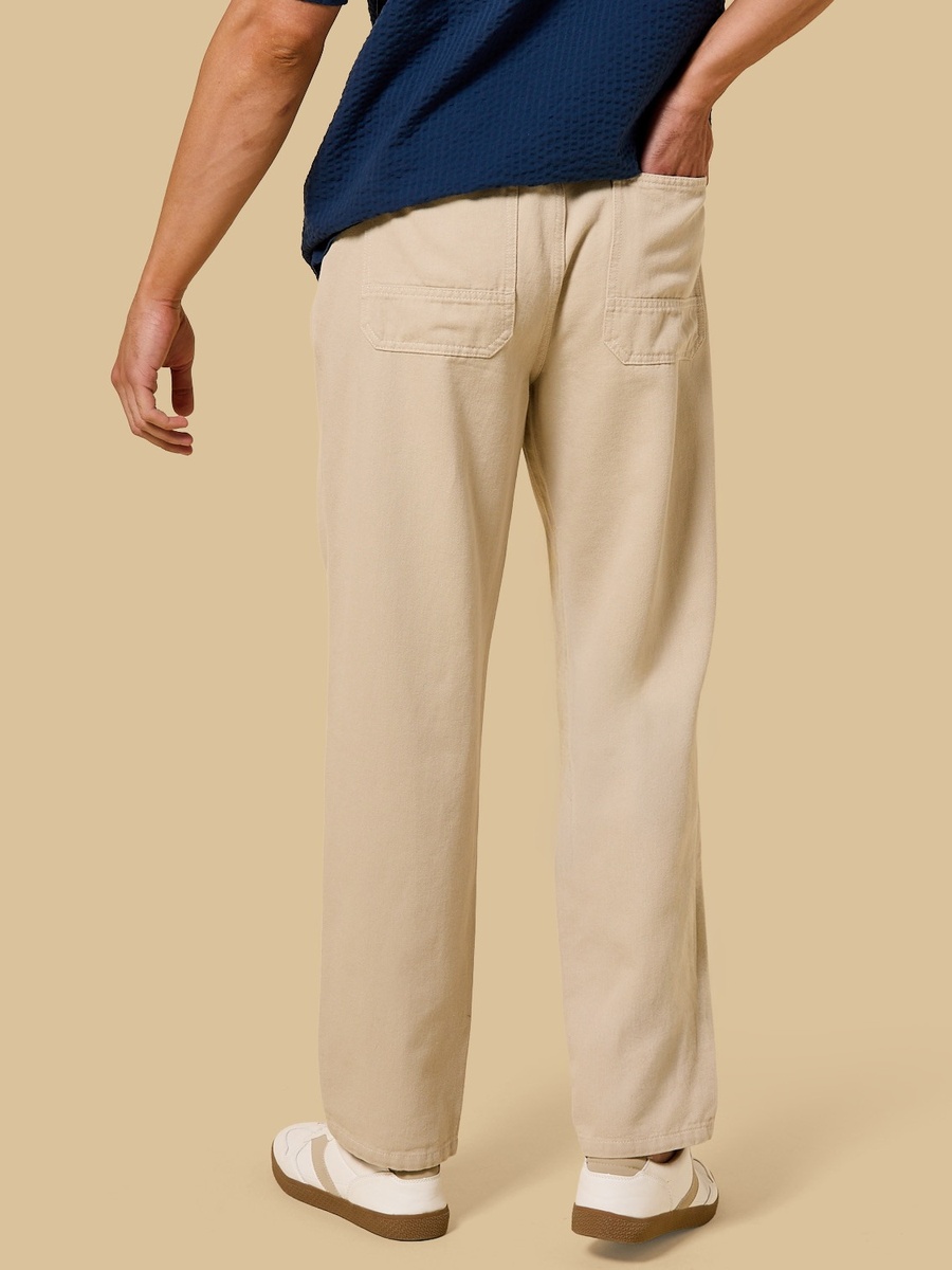Linen Blend Twill Pants