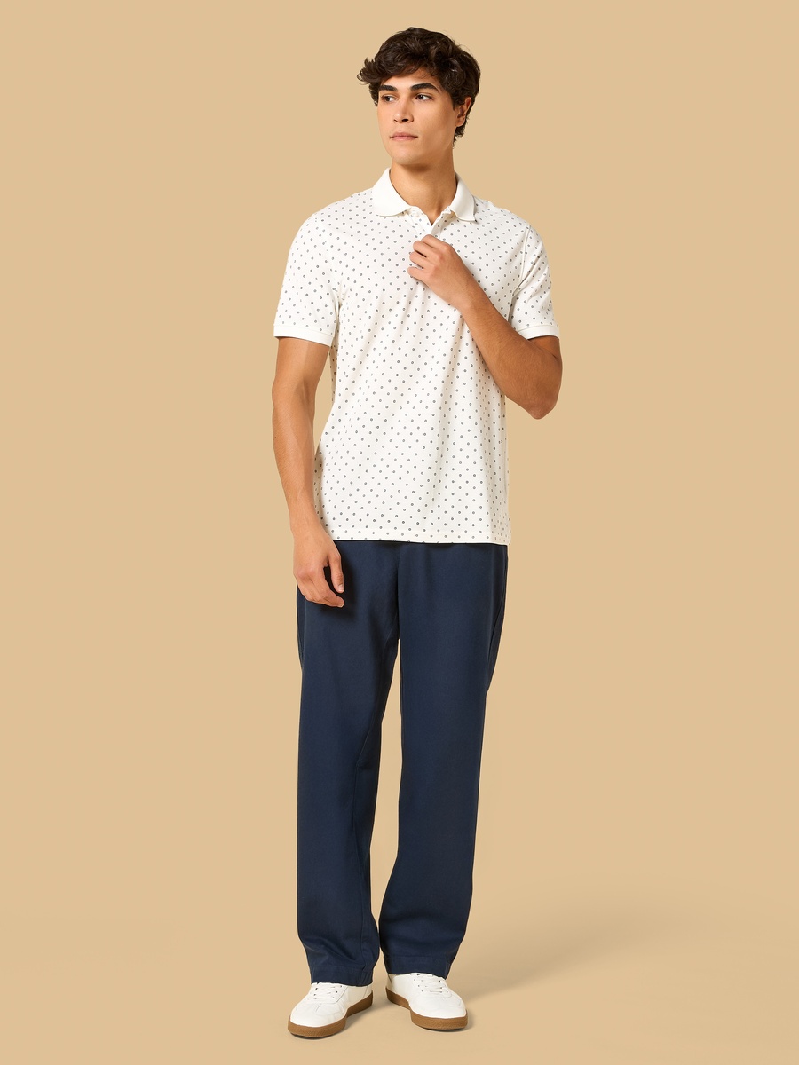 Textured Cotton Linen Twill Pants