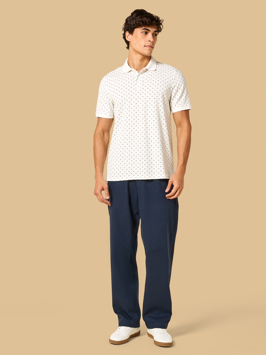 Textured Cotton Linen Twill Pants