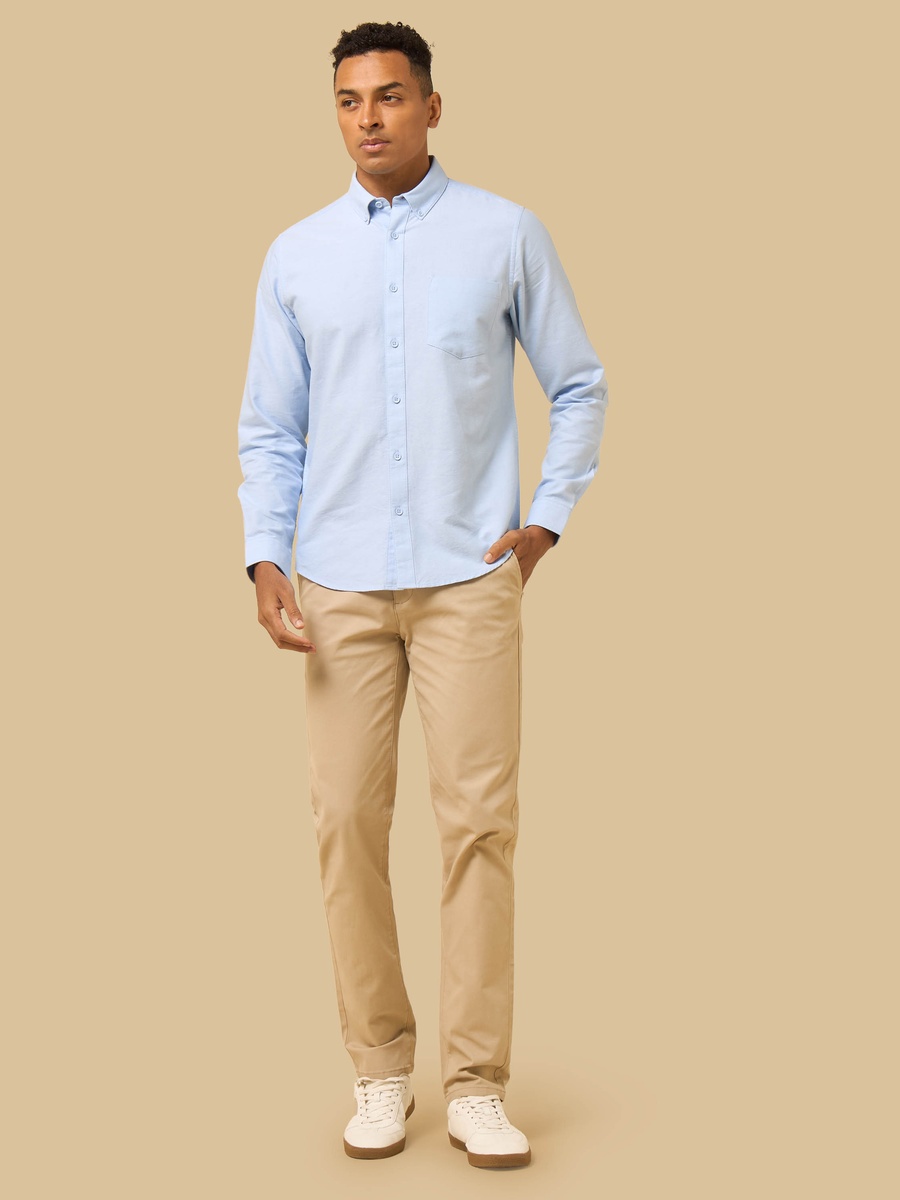 Slim Fit Linen Chinos
