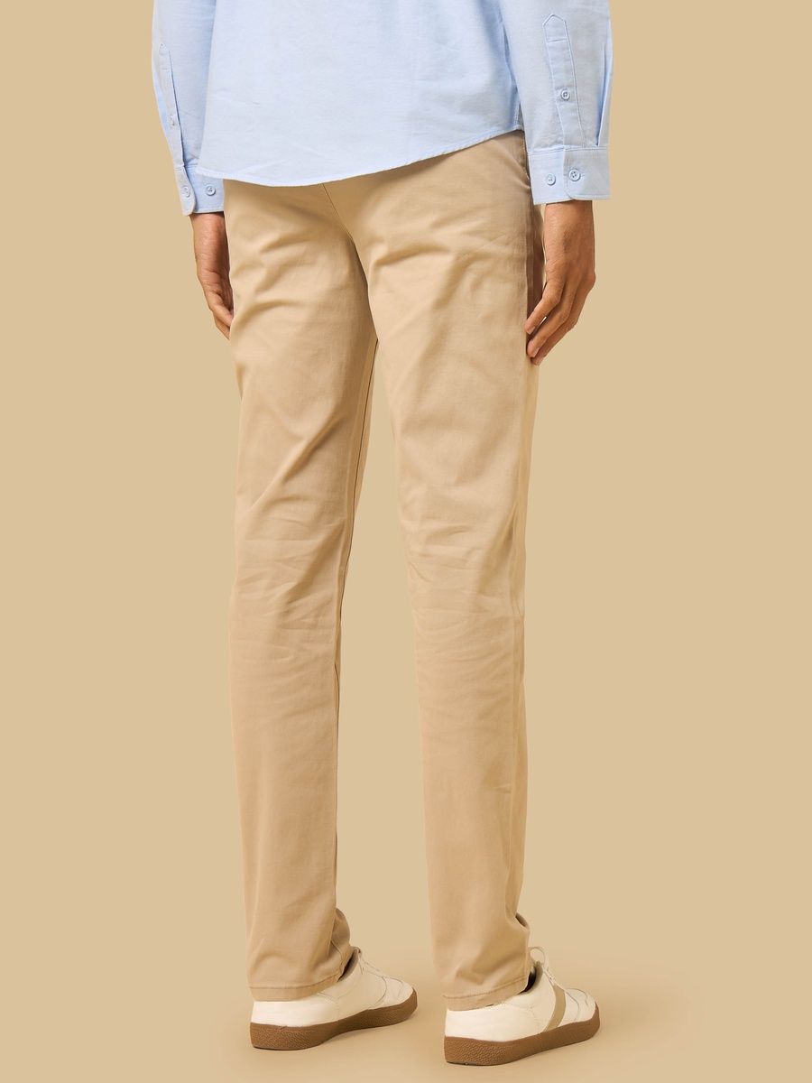 Slim Fit Linen Chinos