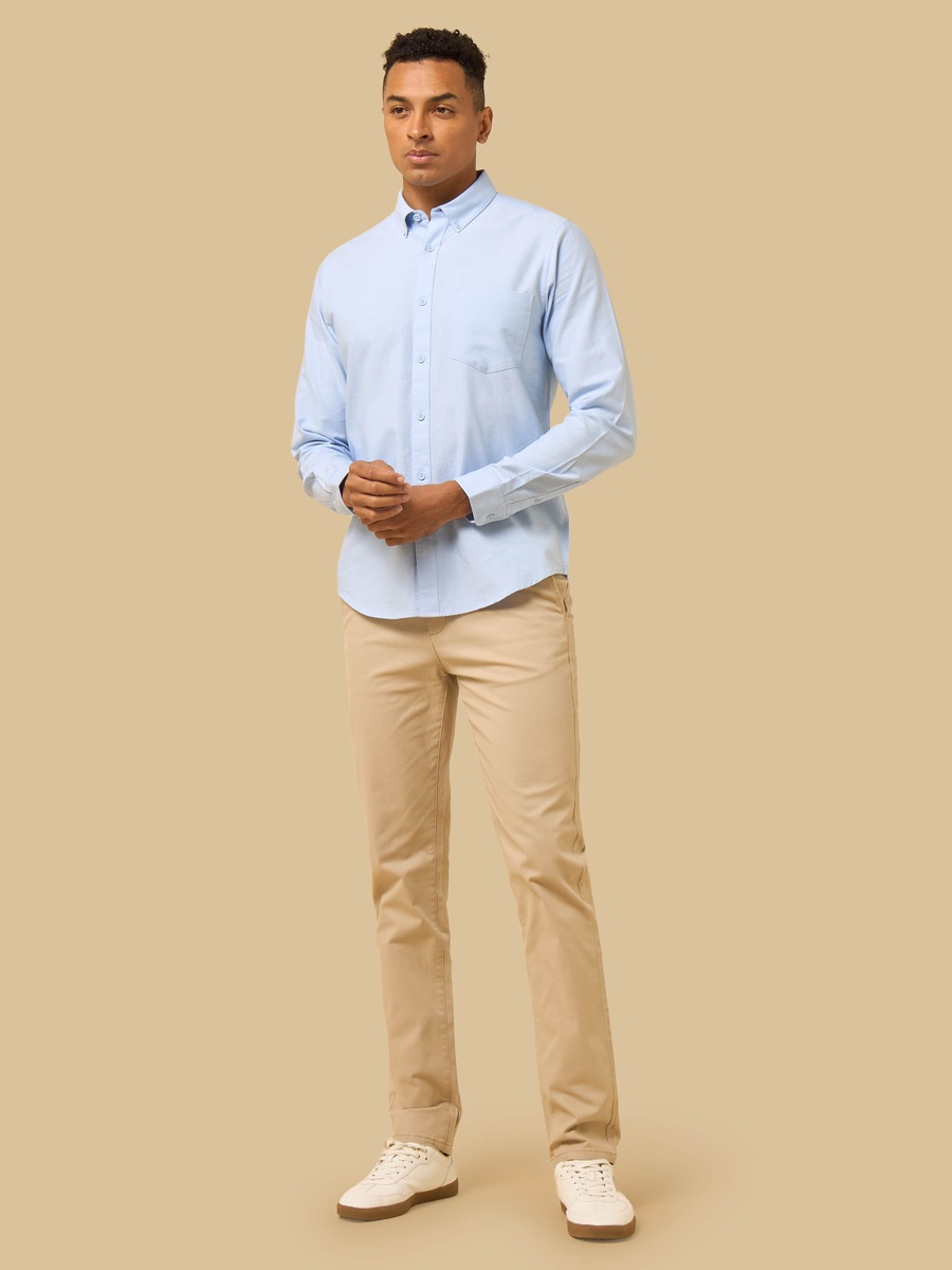 Slim Fit Linen Chinos
