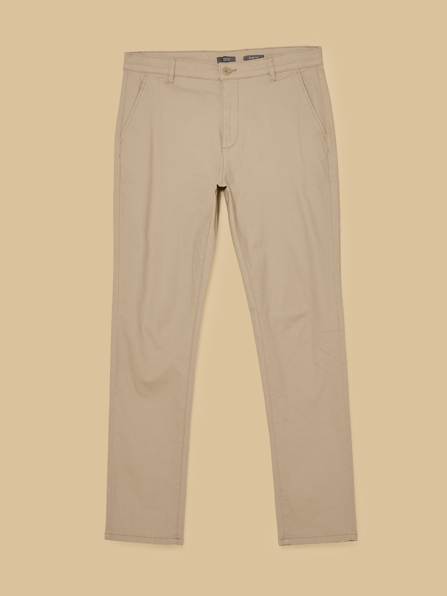 Slim Fit Linen Chinos