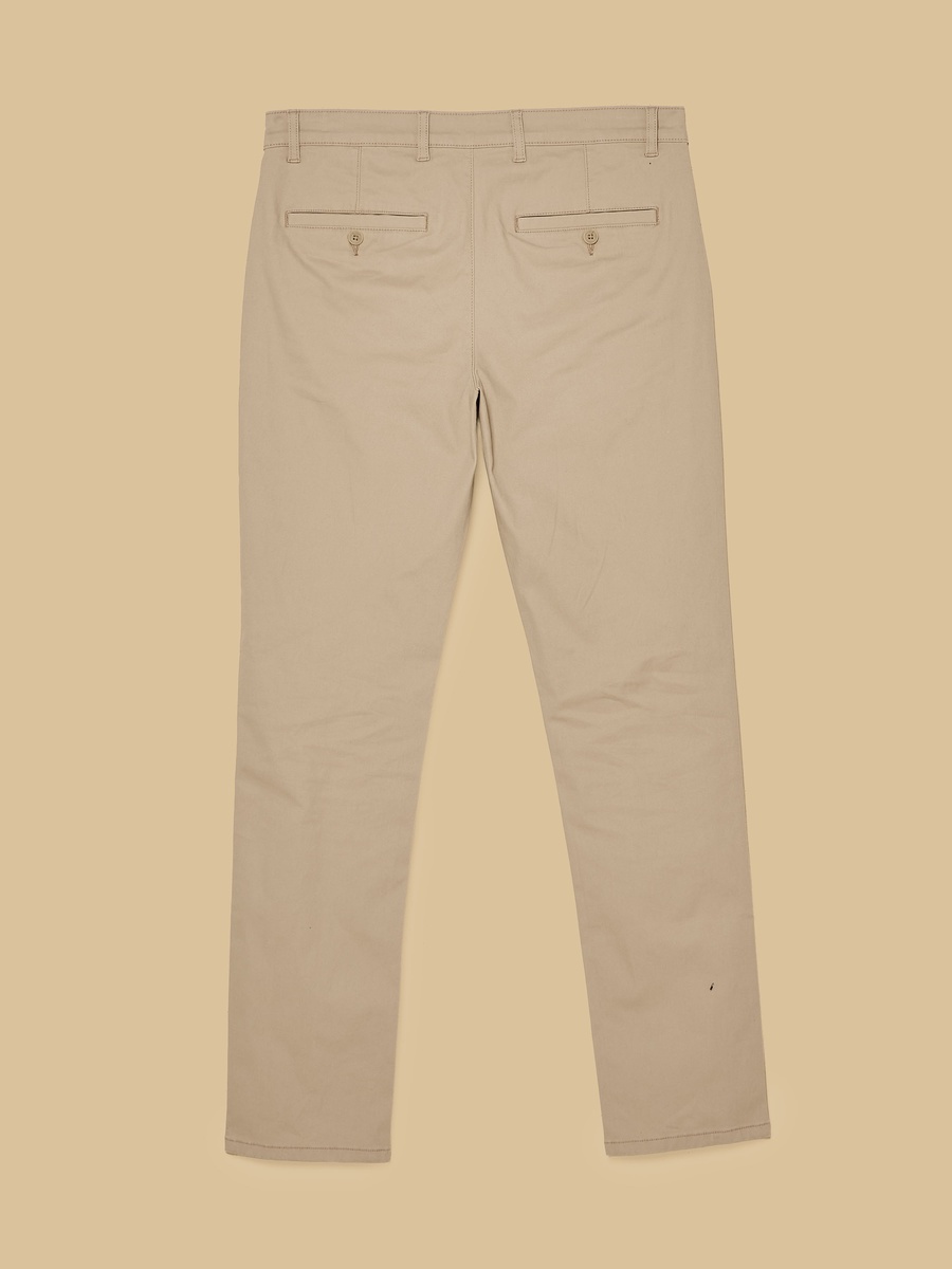 Slim Fit Linen Chinos