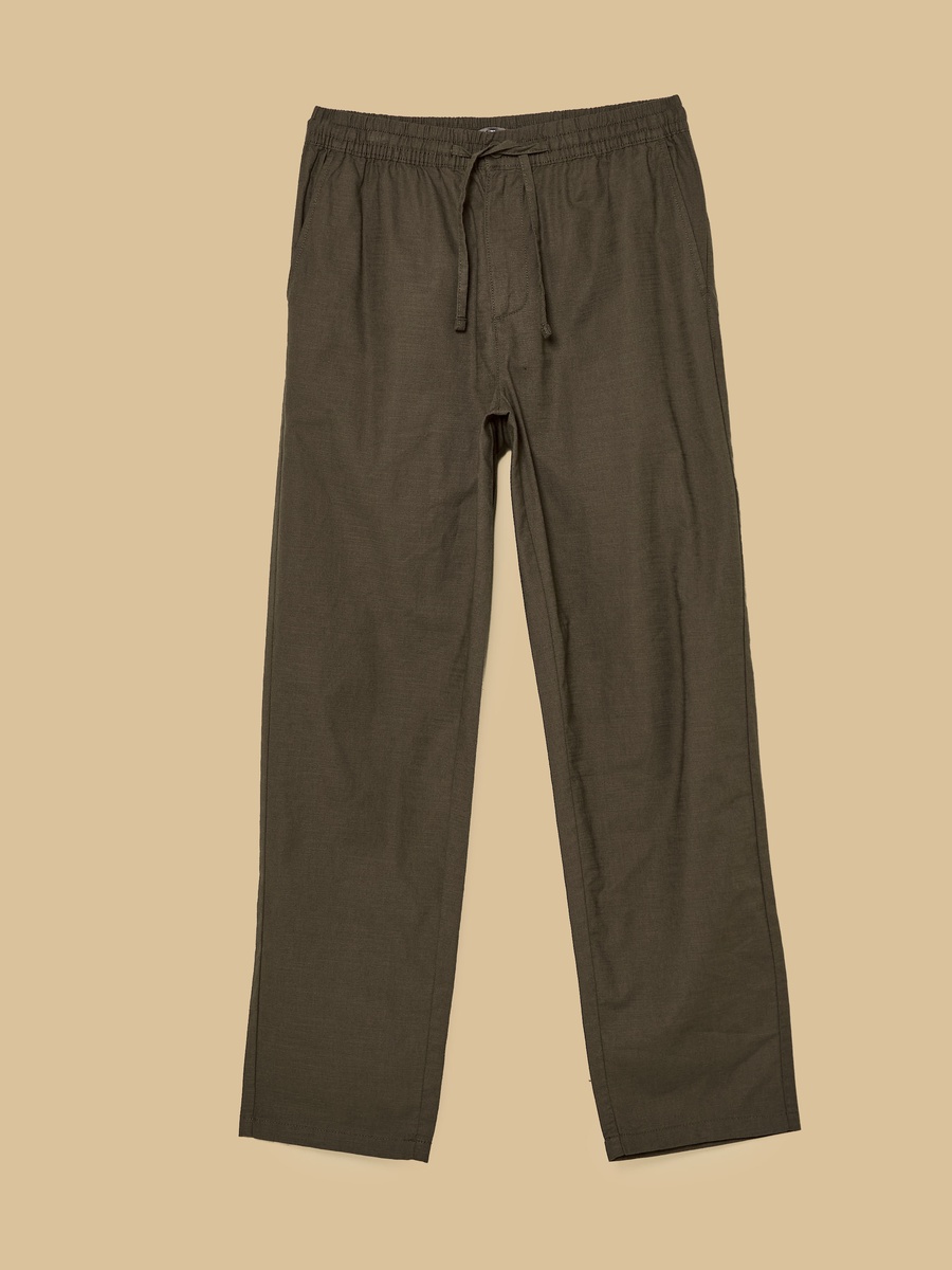 Mid-Rise Relaxed Fit Pants