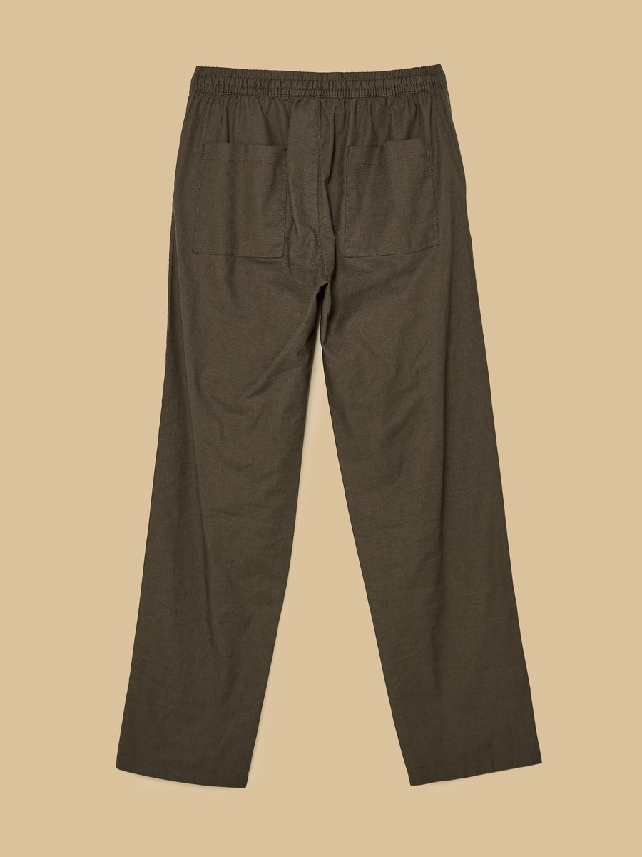 Mid-Rise Relaxed Fit Pants