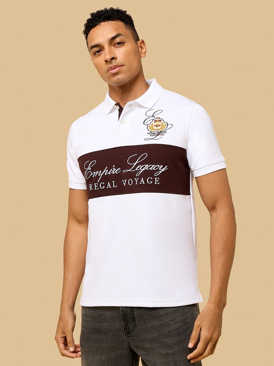 Embroidered Interlock Polo T-Shirt