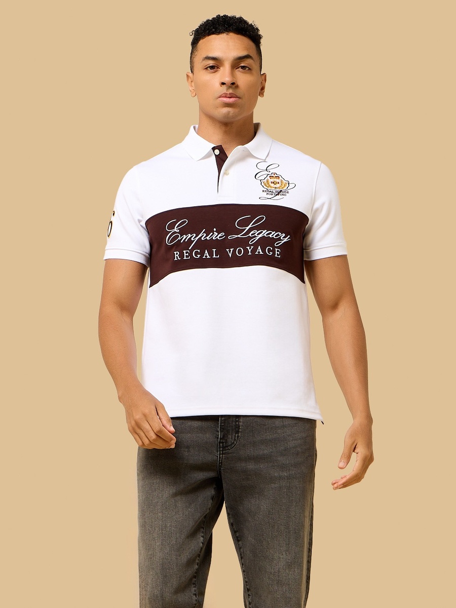 Embroidered Interlock Polo T-Shirt