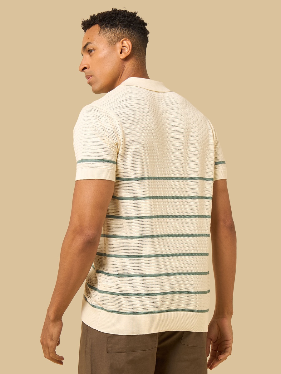 Striped Polo T-Shirt