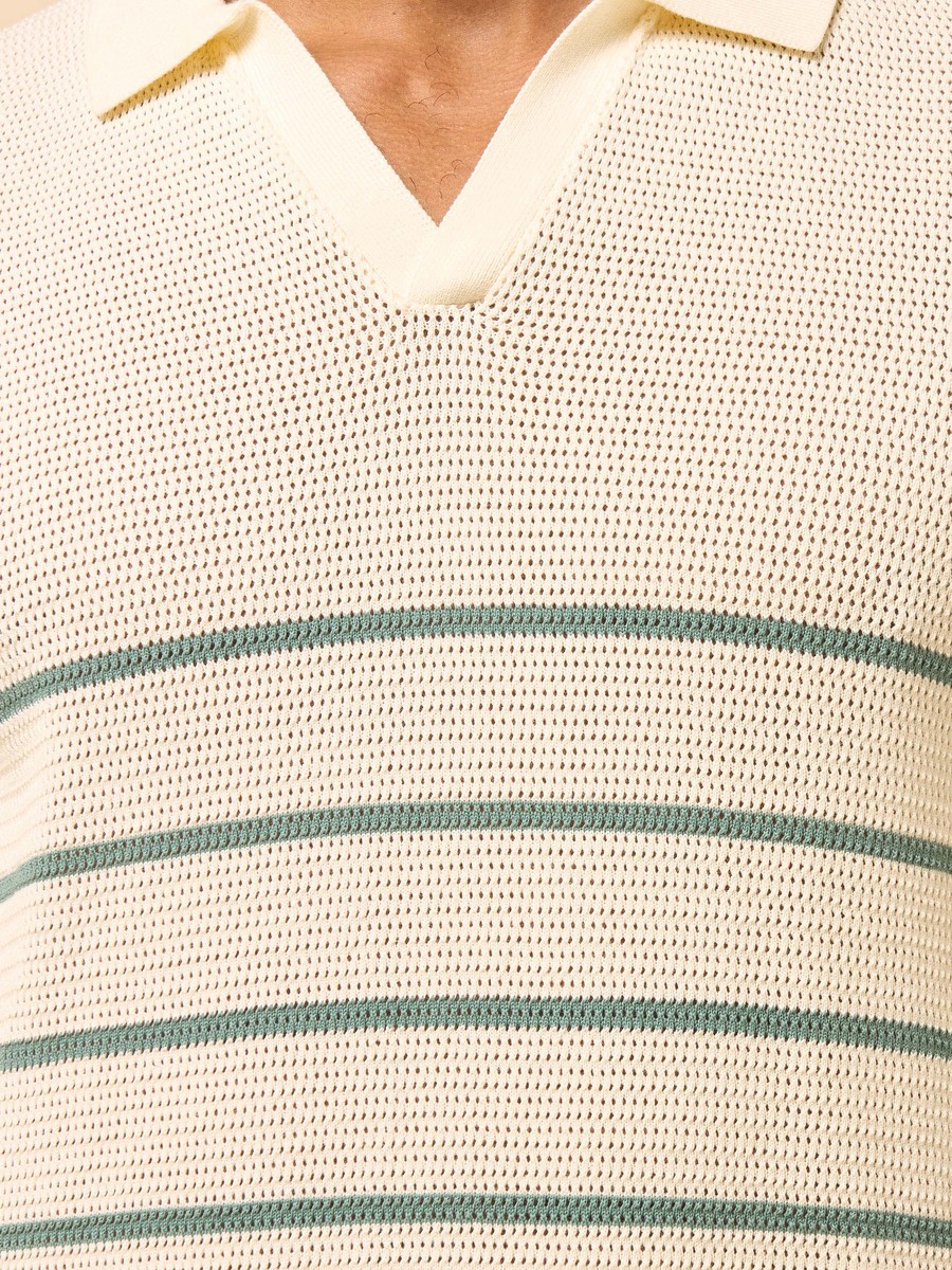 Striped Polo T-Shirt