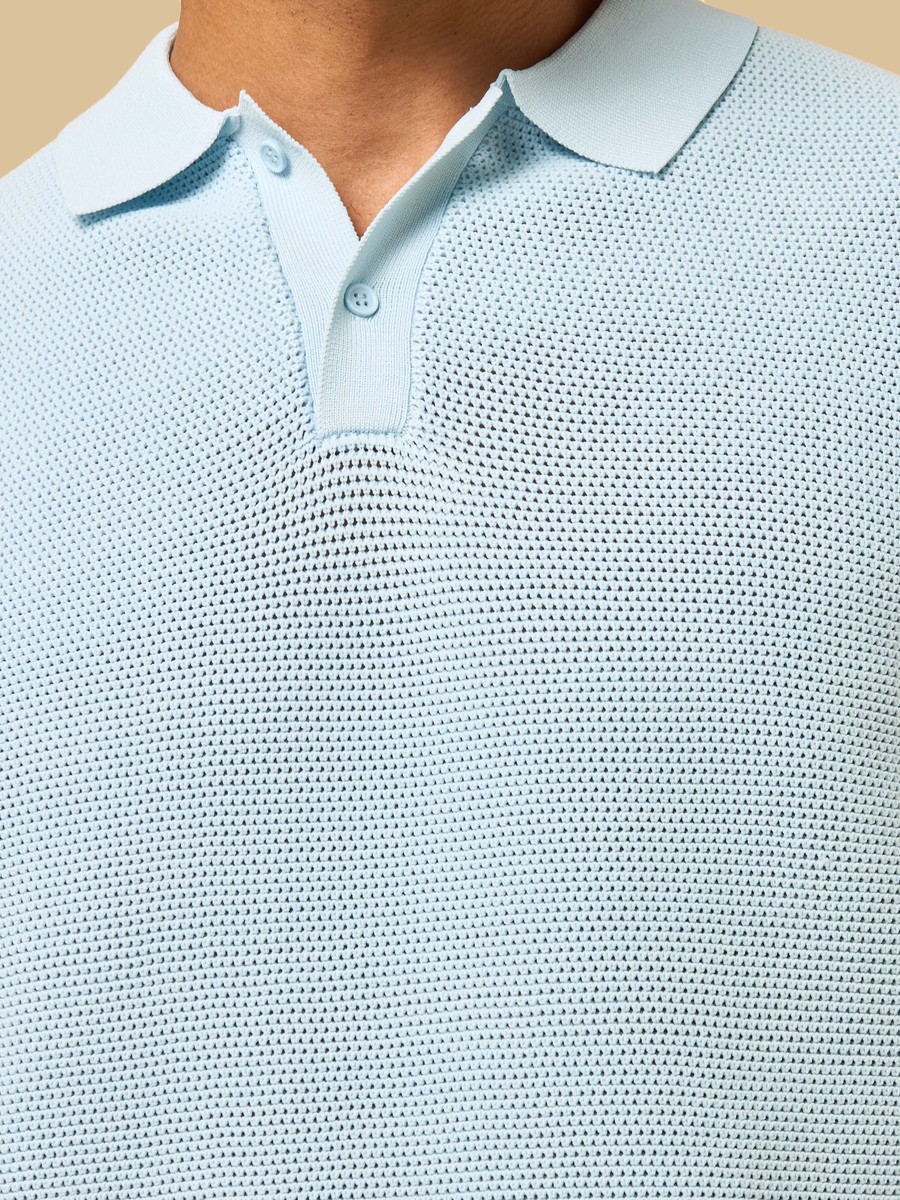 Textured Polo T-Shirt