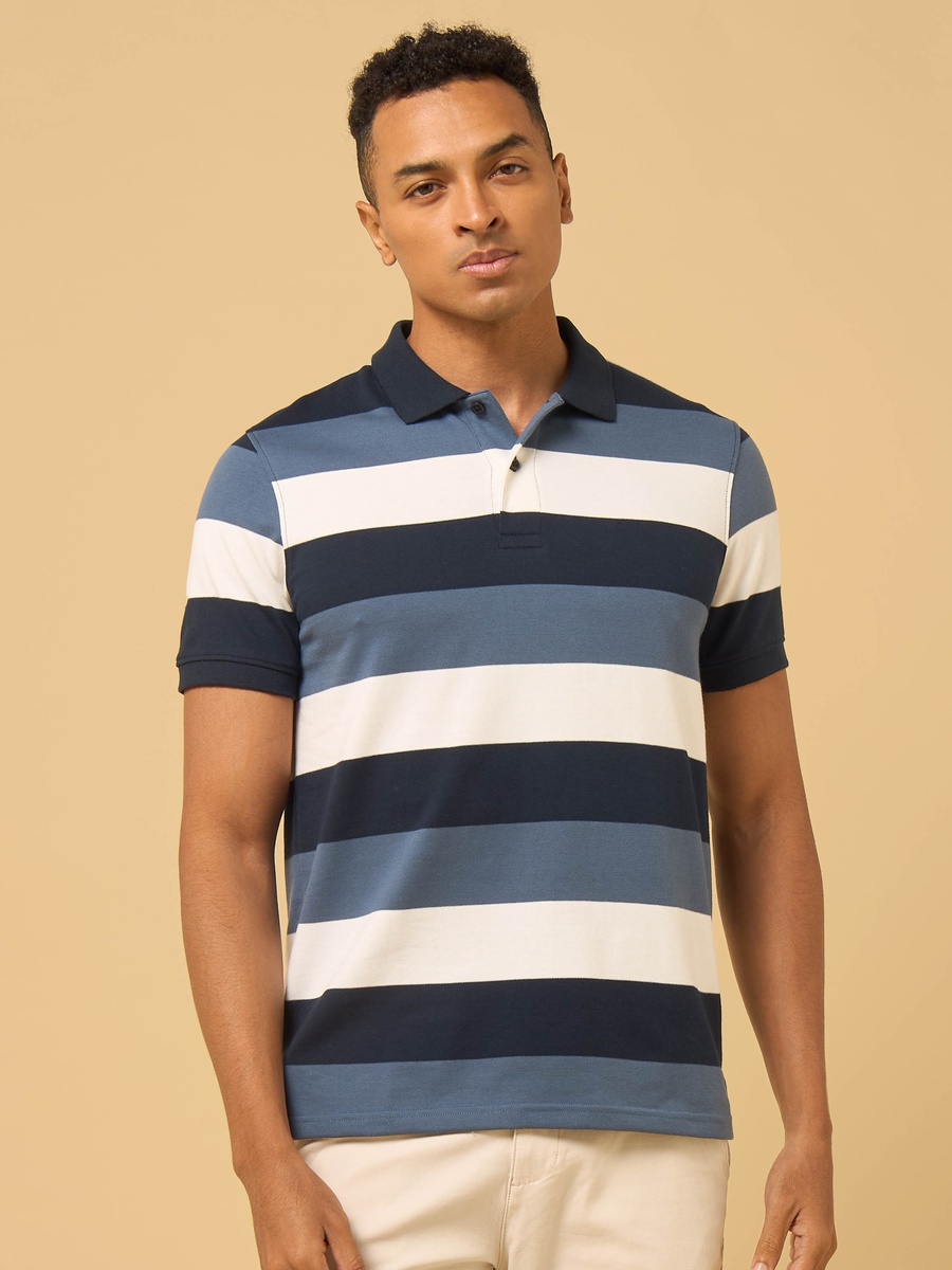 Striped Polo T-Shirt