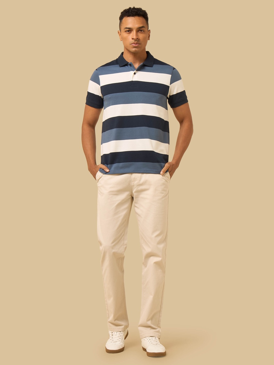 Striped Polo T-Shirt
