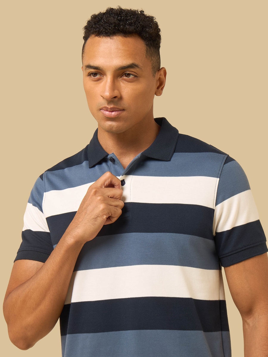 Striped Polo T-Shirt