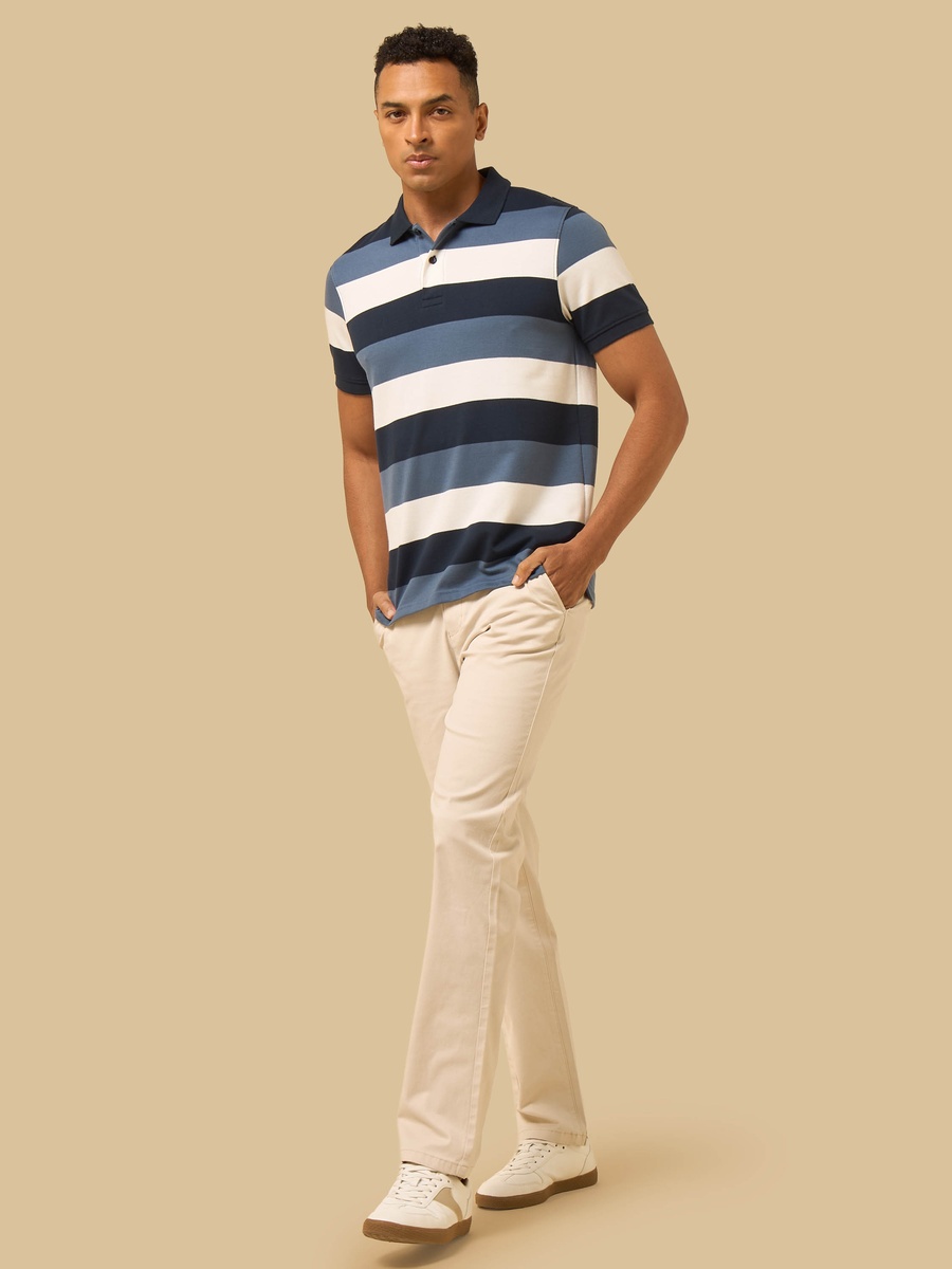 Striped Polo T-Shirt