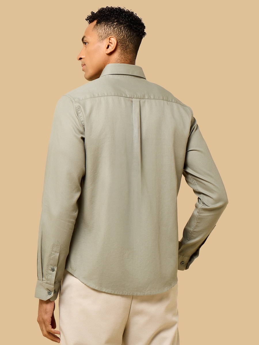 Waffle Textured Dobby Shirt