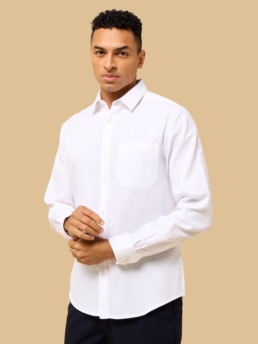 Waffle Textured Dobby Shirt