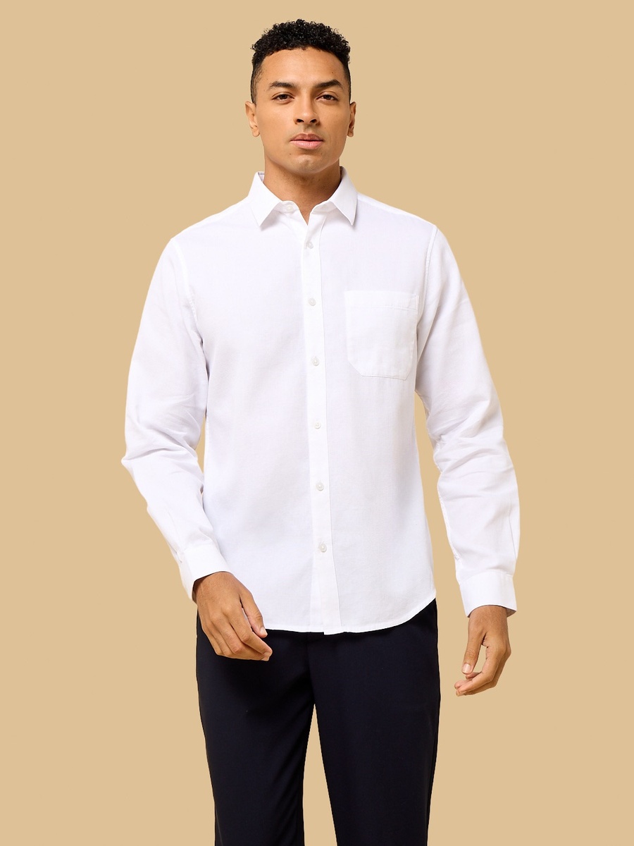 Waffle Textured Dobby Shirt