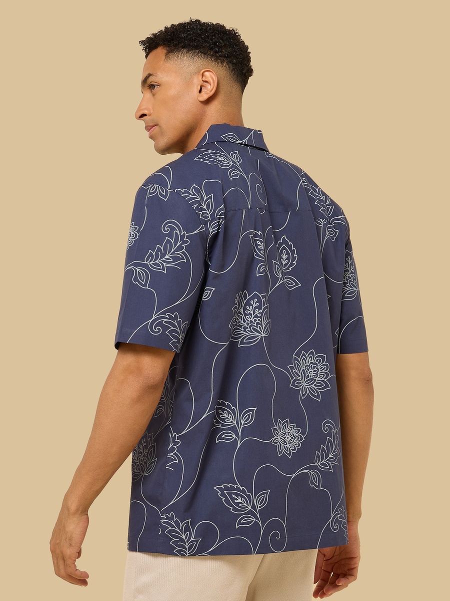 Embroidered Relaxed Fit Shirt