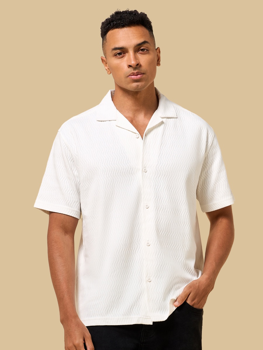 Jacquard Textured Shirt