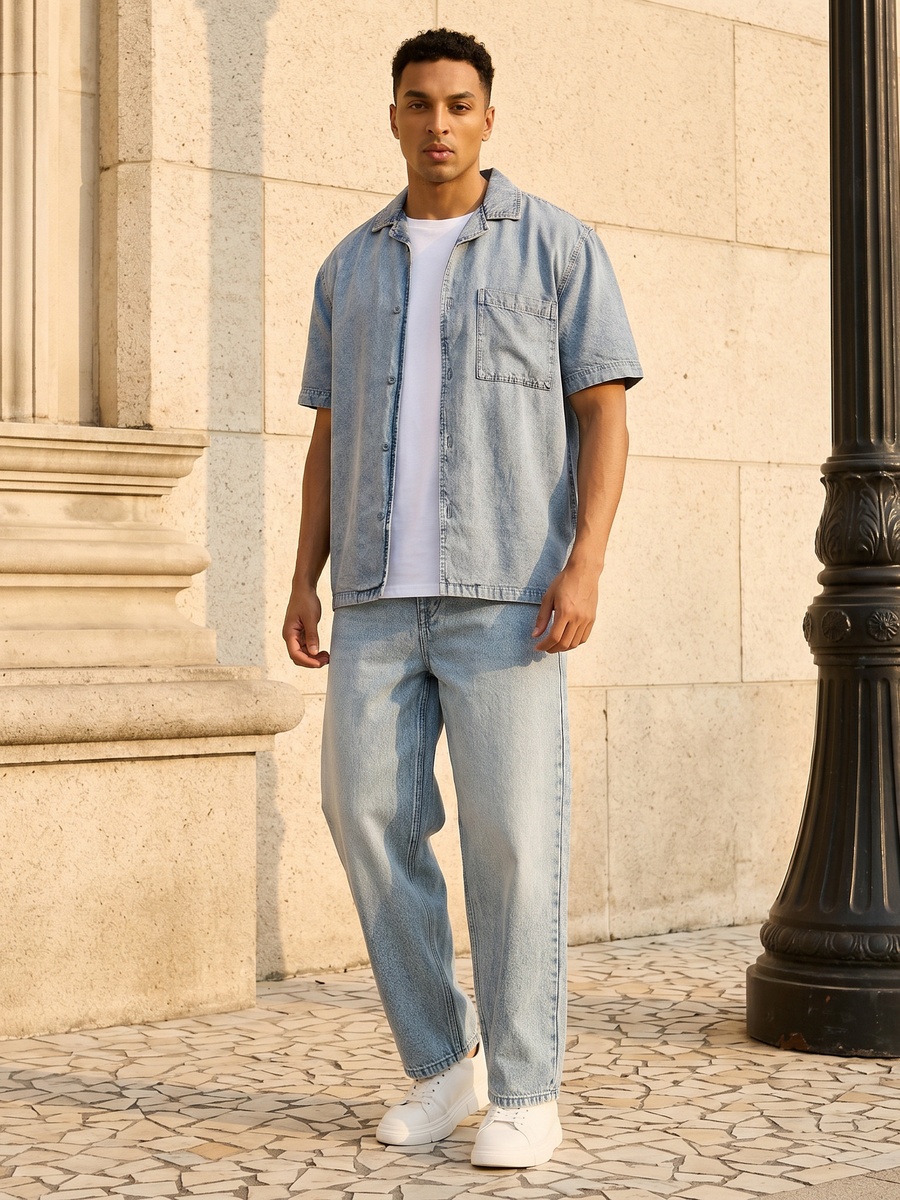 Relaxed Fit Twill Shirt