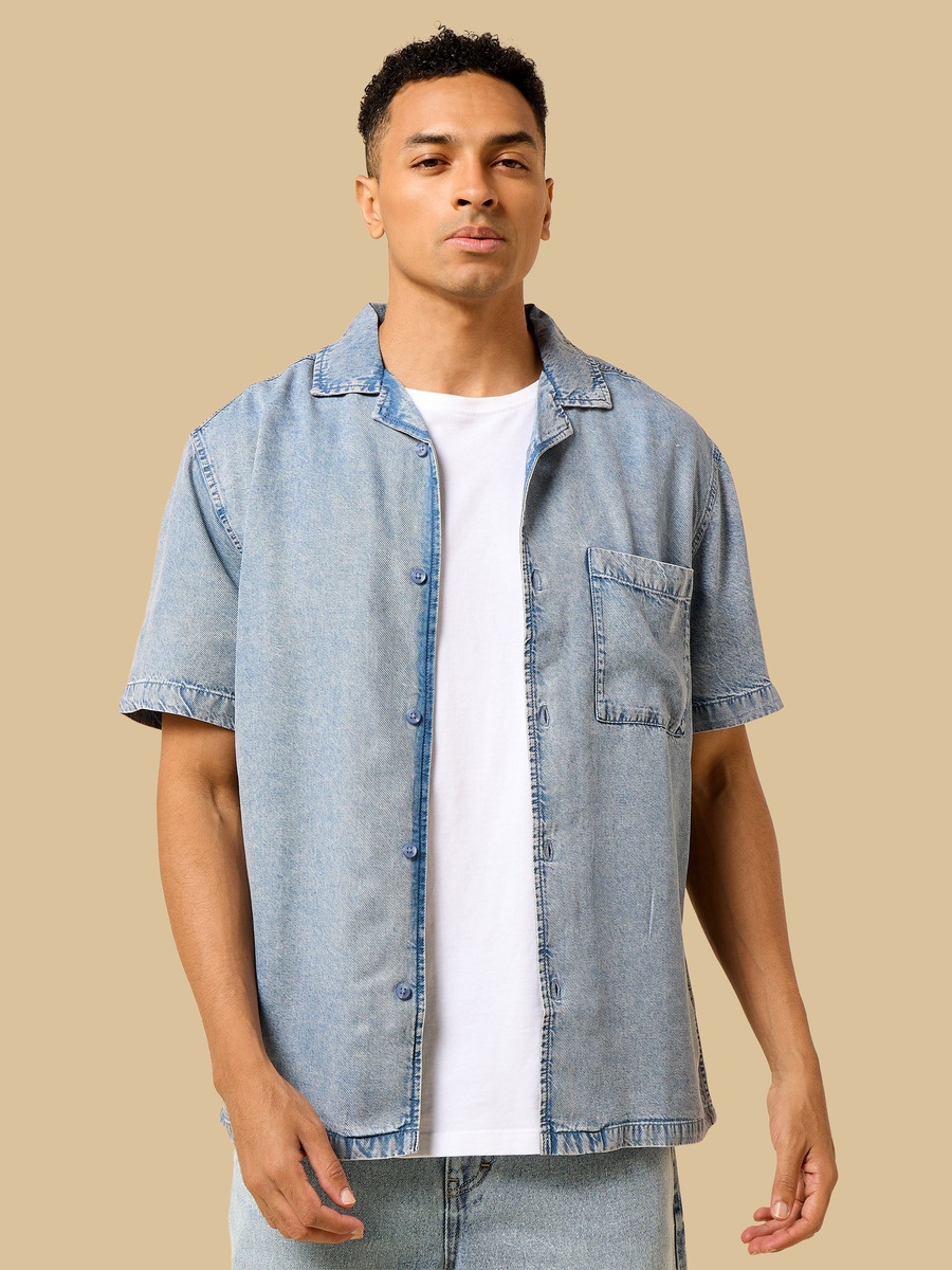 Relaxed Fit Twill Shirt