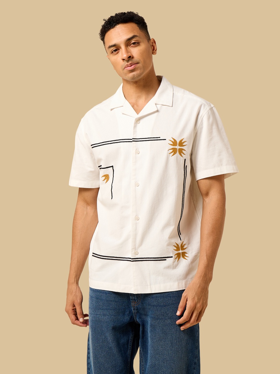 Relaxed Fit Embroidered Shirt