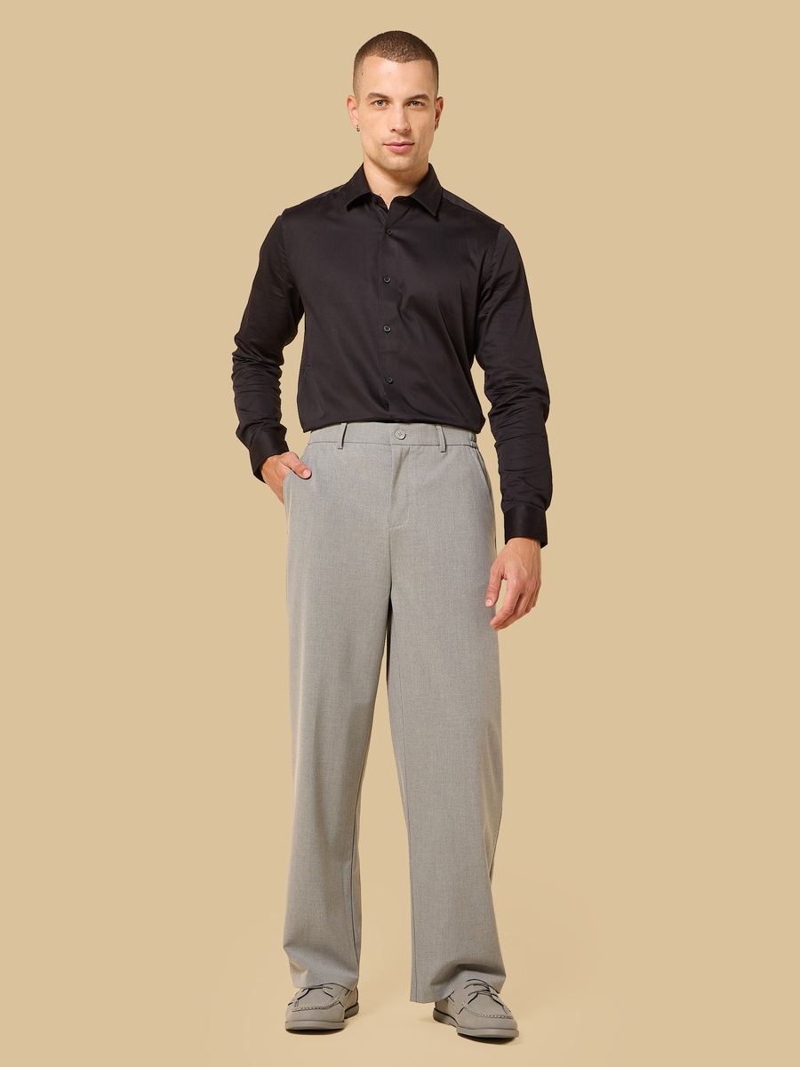 Regular Fit Satin Stretch Shirt