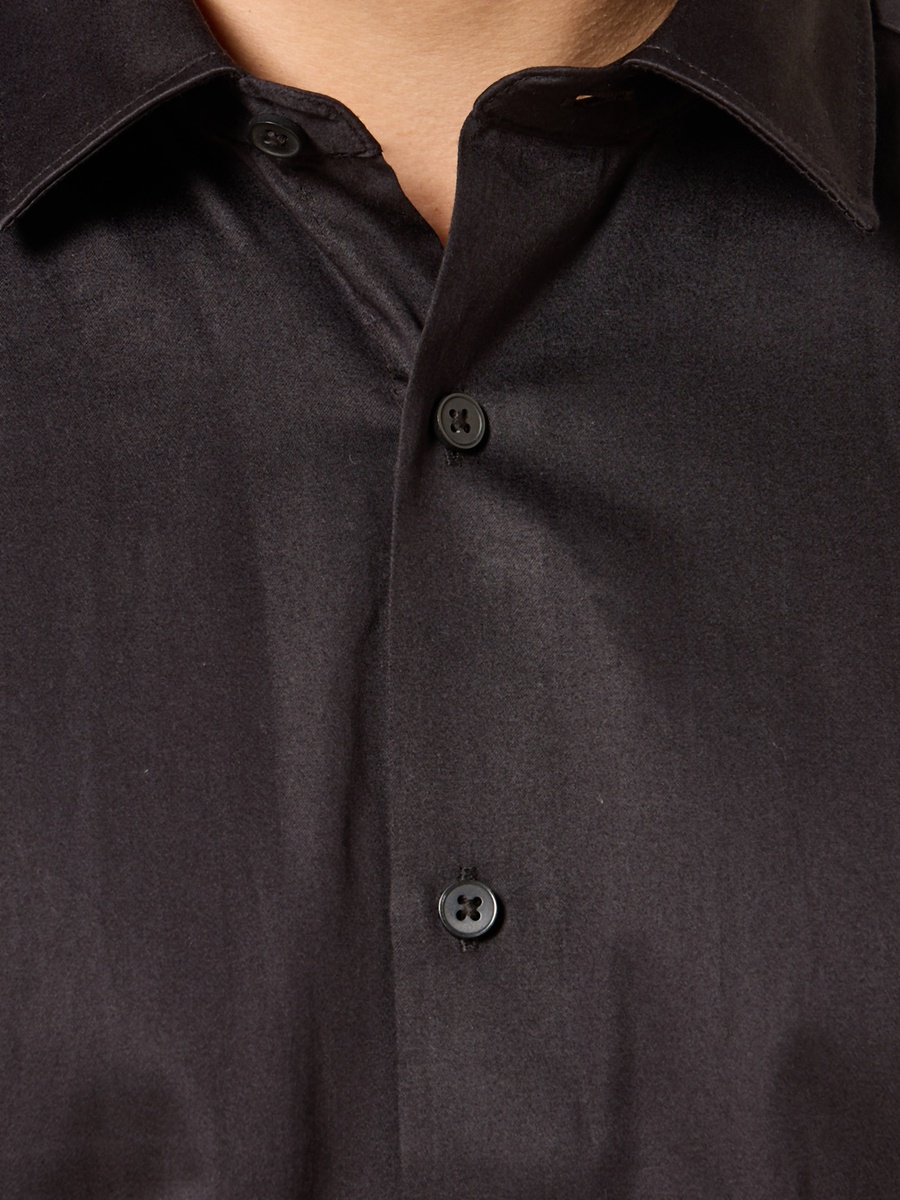 Regular Fit Satin Stretch Shirt