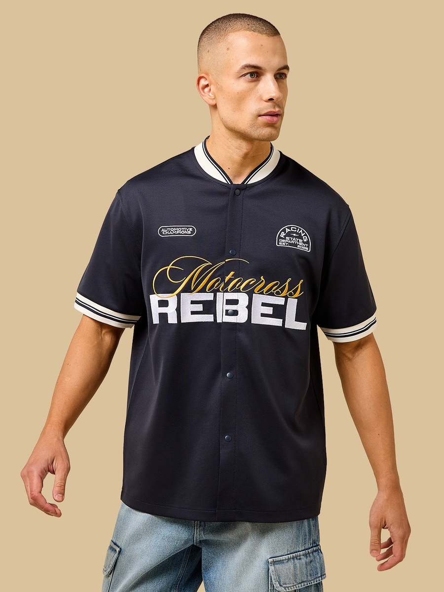Relaxed Fit Embroidered Shirt