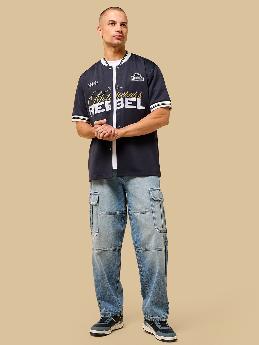 Relaxed Fit Embroidered Shirt