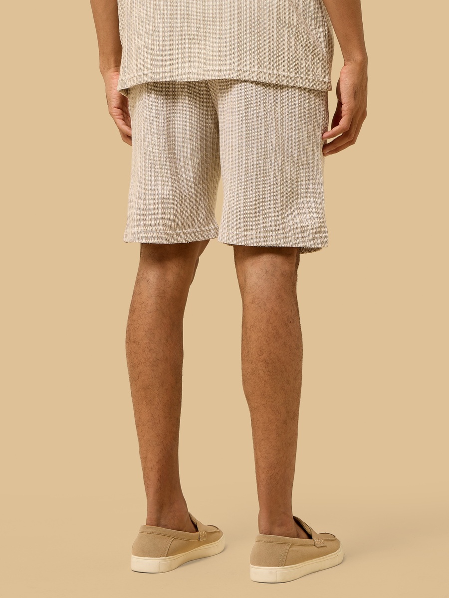 Jacquard Textured Shorts