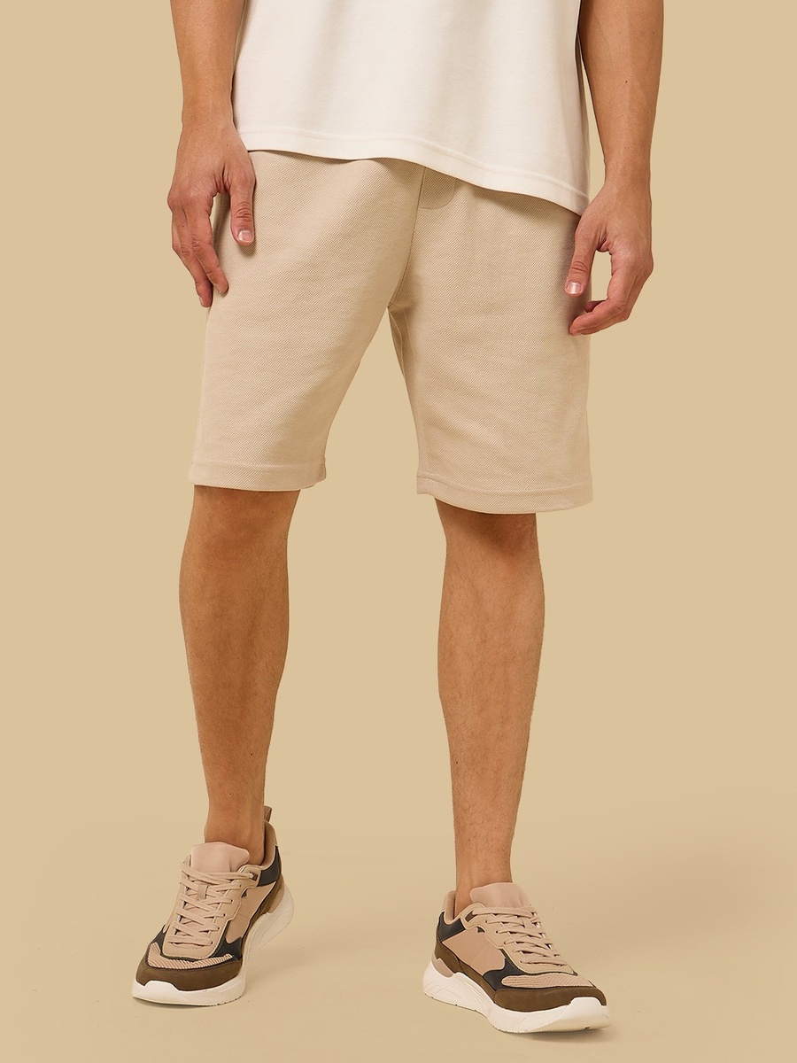 Textured Pique Interlock Shorts