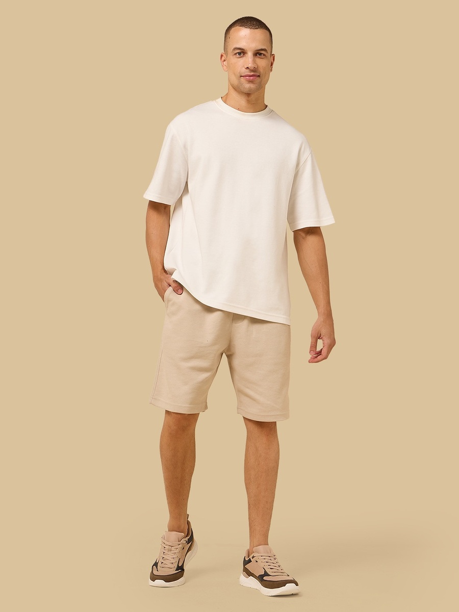Textured Pique Interlock Shorts