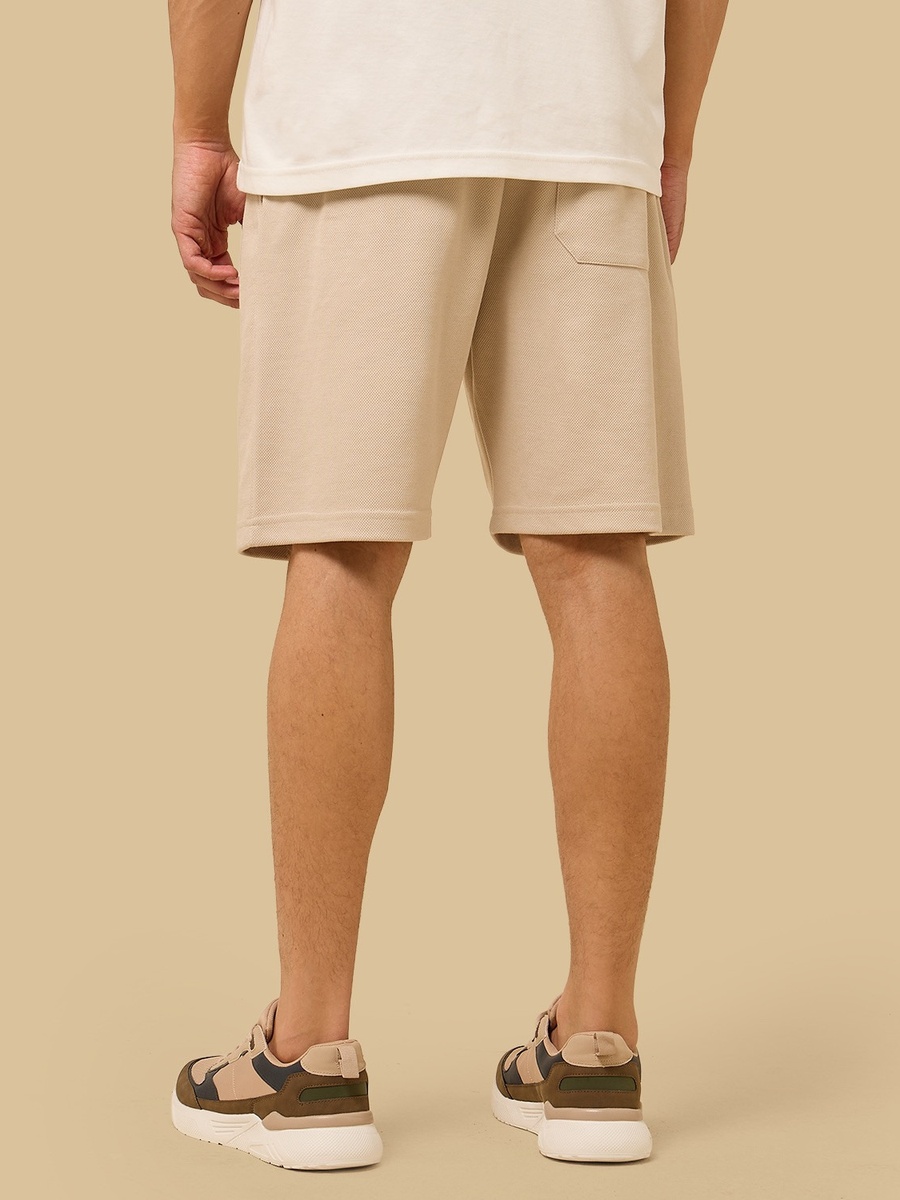 Textured Pique Interlock Shorts