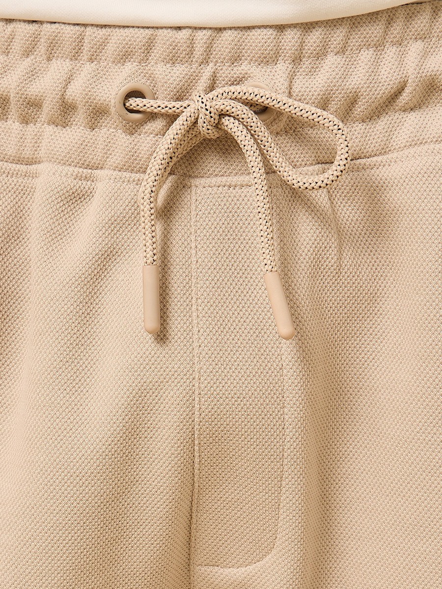 Textured Pique Interlock Shorts