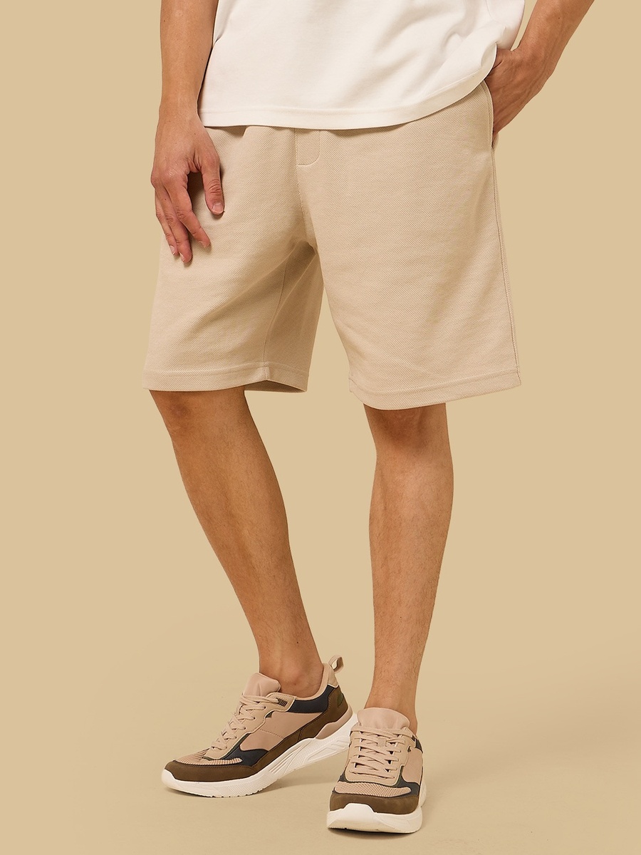 Textured Pique Interlock Shorts