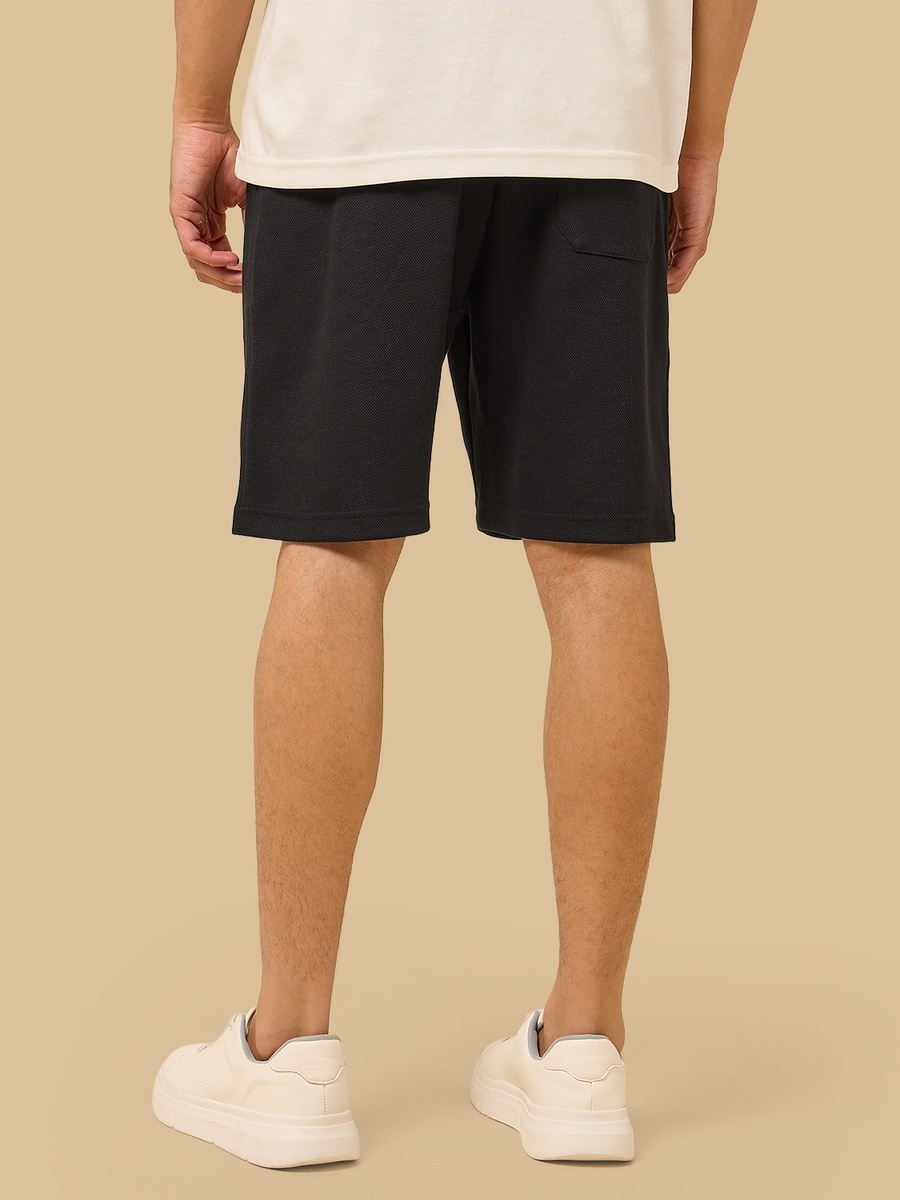 Textured Pique Interlock Shorts